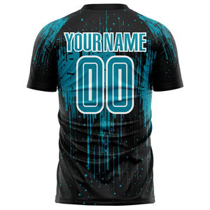 Sublimado de fútbol de Color personalizado peso ligero Unisex camisetas de fútbol recién llegado de secado rápido transpirable 100% algodón ropa de fútbol - Product Image 2