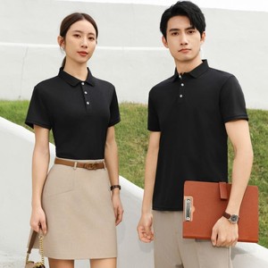 เสื้อโปโลสีทึบเสื้อยืด unisex เสื้อโปโลพิมพ์ลายโลโก้ตามสั่งสำหรับกีฬากอล์ฟ - Product Image 3