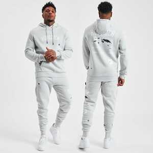 Chándal de primavera unisex nuevo y elegante de manga larga, poliéster/algodón transpirable a prueba de viento - Product Image 4