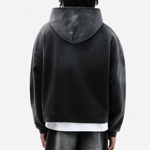 Conjunto Deportivo Oversize Estilo Streetwear con Efecto Desgastado por el Sol para Hombre, de los Mejores Fabricantes de Ropa - Product Image 4