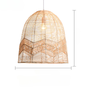 Handmade Natural Rattan Lampshade Manufacturer Eco Friendly Pendant Light <b>Cover</b> Gift Ready Sustainable from Vietnam - Product Image 1