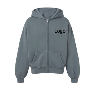 Sudaderas de talla grande con logotipo impreso personalizado para hombre con Sudadera con capucha de temporada de invierno con patrón sólido de algodón 100% - Product Image 6