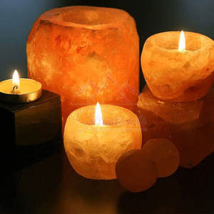 เชิงเทียนเกลือหิมาลายัน400ก.-600ก. สำหรับการทำสมาธิและการรักษาจากผู้ผลิตปากีสถาน - Product Image 6