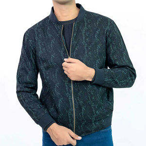 Chaqueta Bomber Personalizada de Alta Calidad para Hombre, Talla Grande, Estilo Casual con Logotipo y Cuello Alto para Invierno - Product Image 1