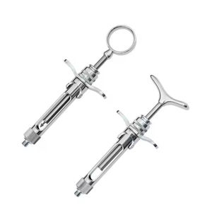 Jeringa Dental de Cartucho de Acero Inoxidable, Jeringa Manual de 1.8 ml con Agarre Ergonómico para Uso Odontológico - Product Image 2