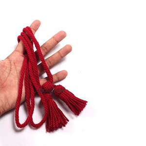 Haute qualité personnalisé en vrac quantité Mahroon couleur chapeau cordon nouveau Design fil d'investissement pour chapeaux de cérémonie - Product Image 6