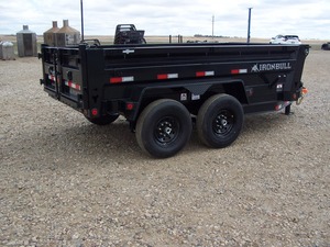 Iron Bull DTB8314072 Dump <b>Trailer</b> 14FT Tandem Axle Hydraulic Dump <b>Trailer</b> | Heavy Duty Construction & Material Hauling - Product Image 3