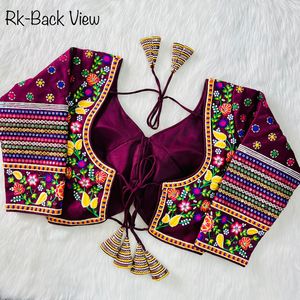 ผ้าไหมงานหนักพิเศษสำหรับเทศกาลแต่งงาน,พร้อมกระจกเข็มหลายเส้นสำหรับทำงานเสื้อเบลาส์พร้อมลำดับสีรุ้ง - Product Image 6