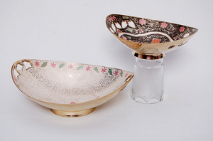 Bol à fruits moderne en aluminium écologique avec décorations émaillées colorées pour utilisation sur table, cadeau d'affaires - Razvi International - Product Image 4