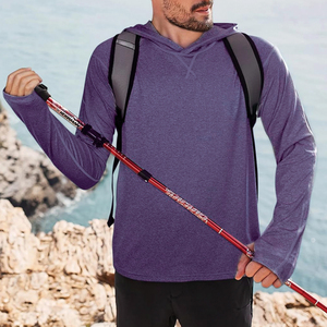 Chemises de pêche à manches longues pour hommes, imprimées camouflage, sublimées, UPF 50, type OEM, jersey de pêche - Product Image 4