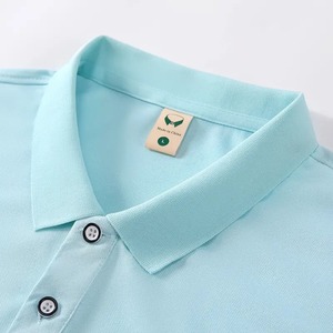 Polo de verano de secado rápido OEM 95% poliéster Color sólido manga corta bordado publicidad Cultural estampado patrón - Product Image 4