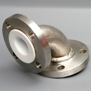 Bridas de Codo para Tubería de Acero Revestidas de PTFE de Alta Calidad, Marca <span class=keywords><strong>FUHAO</strong></span>, Modelo YH003, Baja y Alta Presión para Transporte y Almacenamiento de Fluidos Altamente Corrosivos - Product Image 1
