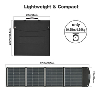 Portable 200W Paneles Solares 200W Panneau solaire monocristallin 200W Panneau solaire pliant