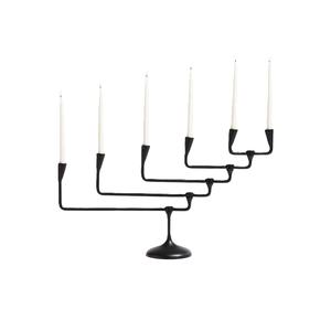 Bougeoir de sol en fil de fer durable fait à la main de style vintage, taille, forme et couleur personnalisées pour les mariages et Noël - Product Image 2