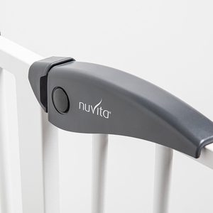 Haute qualité réglable en plastique acrylique bébé porte de sécurité métal renfort blanc Protection complète pour portes escaliers - Product Image 5