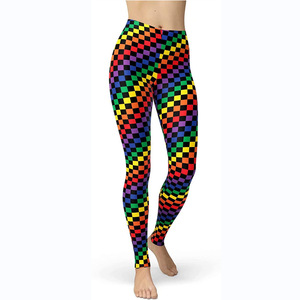 Collants pour femmes, doux comme du beurre, tricotés serrés, néon, artistiques, éclaboussures, unis, haute élasticité - Product Image 4