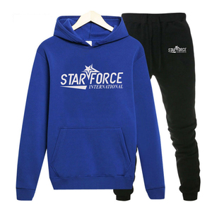 Alta calidad de los hombres corriendo Fitness ropa deportiva traje de entrenamiento al por mayor mejores hombres chándales Sudadera con capucha de secado rápido Logo impreso sólido - Product Image 3