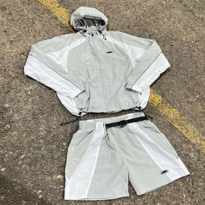 Conjunto Deportivo Personalizado 2026, Chándal Grueso y Resistente para Hombre, Ropa Deportiva de Poliéster y Algodón con Cintura Elástica, Cortavientos, Logotipo OEM y ODM, Estilo Hip Hop - Product Image 6