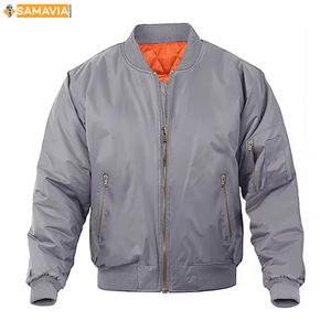 Patchwork hommes toile Bomber veste personnalisé broderie conception avant imperméable mode universitaire Style hiver chaud décontracté - Product Image 3