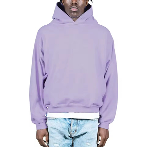 Sweat à capuche surdimensionné en molleton pour hommes de haute qualité, impression de logo personnalisé, poids lourd, multicolore, taille XL, solide - Product Image 1