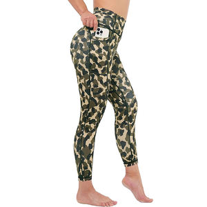 100% <b>Polyester</b> Spandex Made Women <b>Leggings</b> Sublimated Seamless Customized Design Tight Pants - Product Image 4