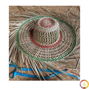 Straw Hat Handwoven Raffia Classic <b>Wide</b> Brim Design for Outdoor Daily Wear Summer Party Made in Vietnam - Product Image 4