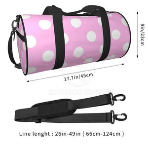 Bolsa de viaje con cremallera estilo lujo personalizada, poliéster ligero de gran capacidad con nuevo logotipo personalizado, estilo deportivo - Product Image 4