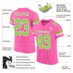 Maillot de football américain à séchage rapide uniforme personnalisé pour les compétitions de niveau scolaire universitaire des jeunes - Product Image 2