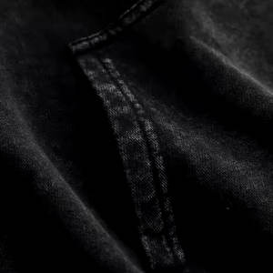 Sweat à capuche de qualité supérieure OEM, personnalisé, à fermeture éclair, surdimensionné, design d'hiver à capuche avec col doublé, sweat à capuche délavé - Product Image 4