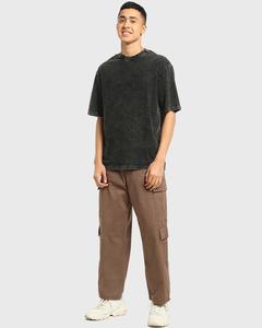 Customized Short Sleeves Retro Stone Washed T <b>Shirts</b> Tee Screen Printing Vintage Acid Wash T-<b>Shirt</b> <b>Men</b> Oversized Printed TShirt - Product Image 2