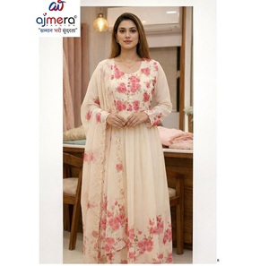 Ensemble Kurti ethnique traditionnel de créateur pour femme – Tenue élégante et confortable pour mariage, fête ou bureau – Style extensible et rapide à porter - Product Image 1