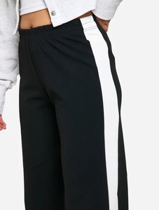 Pantalones de chándal de moda para mujer, pantalones de chándal holgados modernos con bolsillos, aspecto cómodo, ajuste elástico, tela ligera ecológica - Product Image 4