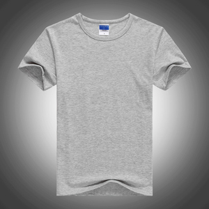 T-shirt personnalisé 100% Premium pur coton uni noir blanc classique à manches courtes t-shirt été décontracté haut - Product Image 2