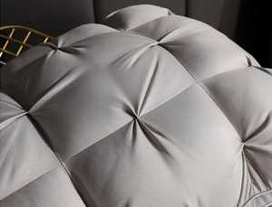 Oreiller de thérapie en microfibre de luxe de haute qualité avec motif de fleurs torsadées 66X43 cm pour les lits d'hôtel Hilton Five Star Comfort Sleep - Product Image 3