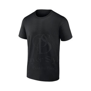 Streetwear personnalisé pour hommes T-shirt décontracté de haute qualité en tissu tricoté biologique Crop Boxy Fit T-shirt en coton épais en polyester/coton - Product Image 4