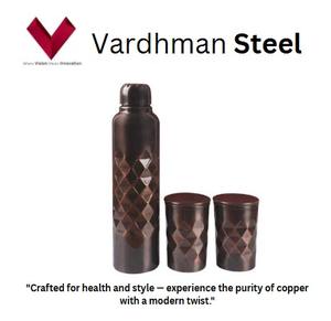 Botella de Cobre Perforada Personalizada con Logotipo de 650 ml, una Mezcla Única de Estilo y Funcionalidad - Product Image 2