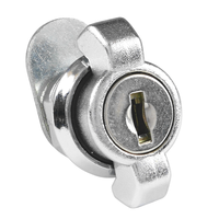 Serrure pour machines à grue et à pinces avec poignée, durable, entraxe 11 mm, 2 clés, alliage de zinc ABA