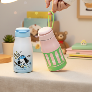 Nuevo Modelo de Termo Portátil con Asa de Acero Inoxidable, Aislamiento Térmico, Botella de Agua a Prueba de Fugas para Bebés, Regreso a Clases, Negocios - Product Image 4