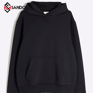 Unisex 100% Algodón 85 Algodón 420GSM Heavyweight Oversize Hoodie Custom Vintage Acid Wash French Terry Sun Hoodie Hombres Sudadera con capucha - Product Image 6