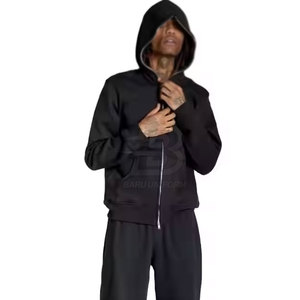 Sweat à capuche intégral avec fermeture éclair de haute qualité Design unique Street Wear pour l'hiver Meilleures ventes au prix de gros - Product Image 5