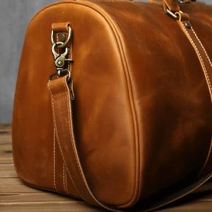 Manufacturer Custom Premium Quality Printed Vegan <b>Leather</b> Gym Duffle <b>Weekend</b> Travel Duffel Overnight <b>Bag</b> for <b>Men</b> Women - Product Image 3