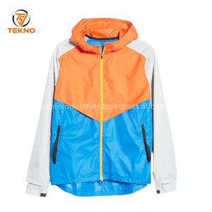 Vestes coupe-vent à capuche imperméables personnalisées pour hommes manteau décontracté pour l'automne et l'hiver vêtements pour hommes service OEM - Product Image 2