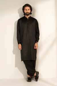 100% ropa musulmana larga Shalwar Kameez de alta calidad para hombres con cuello mandarín transpirable bolsillos laterales de talla grande MOQ bajo - Product Image 6