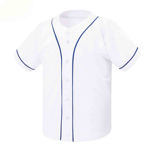 Factory Direct 100% Polyester Baseball Jersey Breathable Quick Dry Custom Men's Adult Uniform With Pockets And Logo - Product Image 5