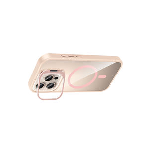 Coque de protection magnétique en silicone M-Safe pour iPhone 16 Pro Max avec support pliable et protection d'objectif d'appareil photo, antichoc et stylée - Product Image 6