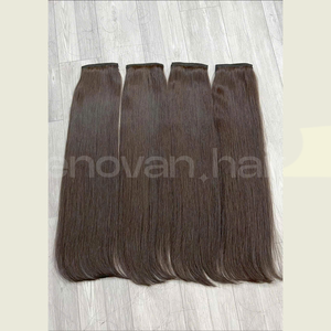 Extensiones de cabello vietnamita con CLIP IN de alta calidad, brillo Natural humano virgen, volumen grueso dibujado doble para salón y exportación - Product Image 1
