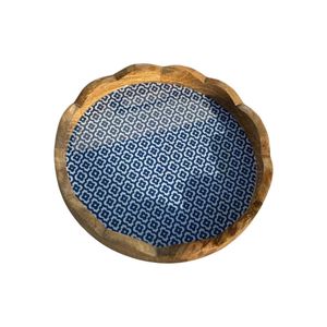 Plateau de service en bois émaillé de qualité hôtelière, décoration de cuisine haut de gamme pour table à manger, restaurant, thé, café - Product Image 1