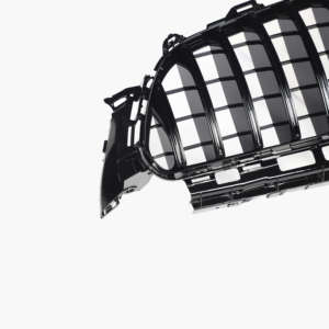 Griglia Anteriore Stile GT in ABS Nero Senza Emblema con Foro per Telecamera per Mercedes Benz Classe E <span class=keywords><strong>W213</strong></span> Berlina Coupé <span class=keywords><strong>2016</strong></span> - Product Image 4
