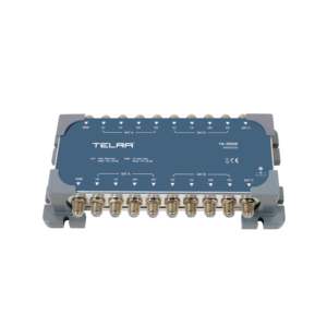 Amplificateur multiswitch TV satellite professionnel Telra TA-01020 10X8 20dB pour système de distribution de signal SMATV hôtelier, garantie 2 ans - Product Image 2