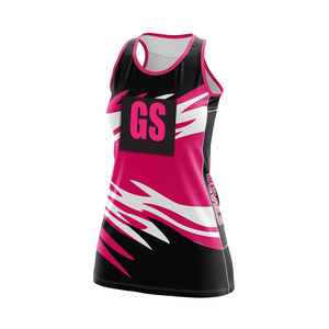 Uniforme Deportivo Personalizado para Mujer, de Secado Rápido y Transpirable, con Estampado por Sublimación, para Equipo de Netball, Spandex/Poliéster 220g, OEM ODM - Product Image 2